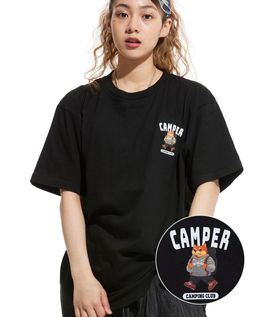 CREAM SODA LAB Small Logo Paku & Gray Short Sleeve T-Shirt Set