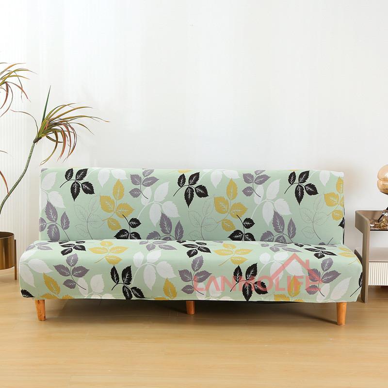 Чехол для складного дивана-кровати с простой эластичностью без подлокотников утолщенный пыленепроницаемый чехол для дивана все включено 190210cm 2229₽