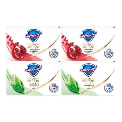 Safeguard Pomegranate & Tea Tree Oil Soap Bars (4-Pack)