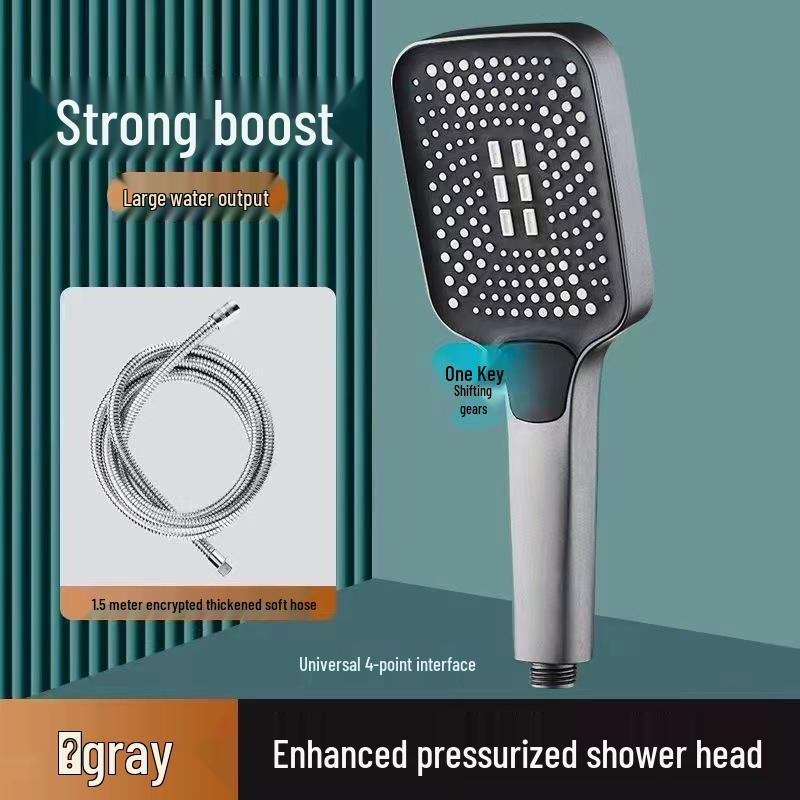 Vysokotlaká velká koupelnová sprchová hlavice