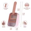 Cat Litter Shovel With Holder Multi-purpose Deep Large Capacity Cat Litter Scoop Pet Cleaning