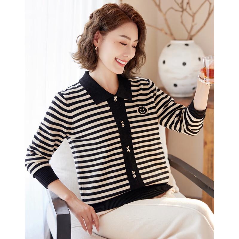 

Pastel Women s Collared Pullover Knit Sweater 3XL