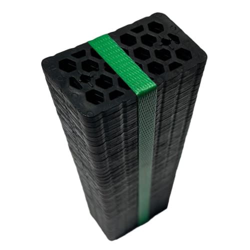 Level Spacers [S-5 Size B] 80 X 40 X 5mm, 50 Pieces (Level Plates, Set Plates, Liner Spacers, Plastic Levels, Level Adjustment, Height Adjustment, Sto