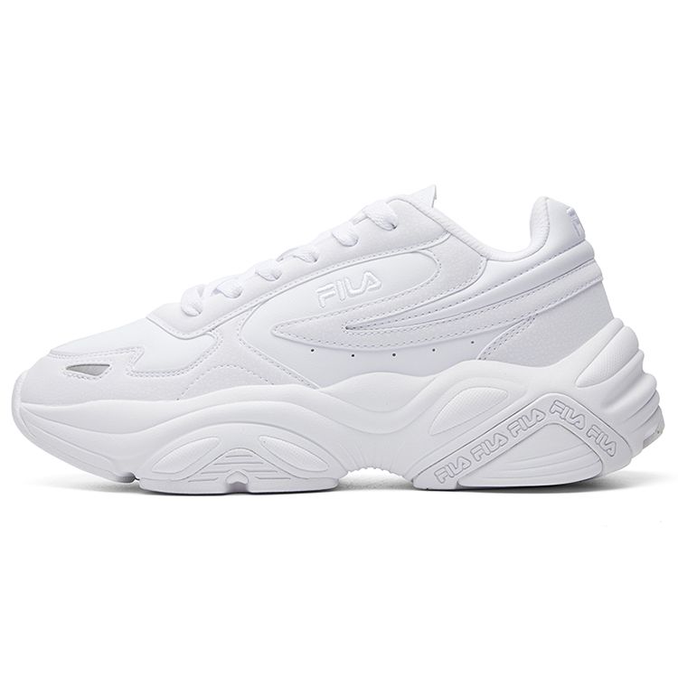Fila Tracer Synthetic Leather Fashion Sports Low-Top Lifestyle Shoes Women Sneaker White F12W111123FWT