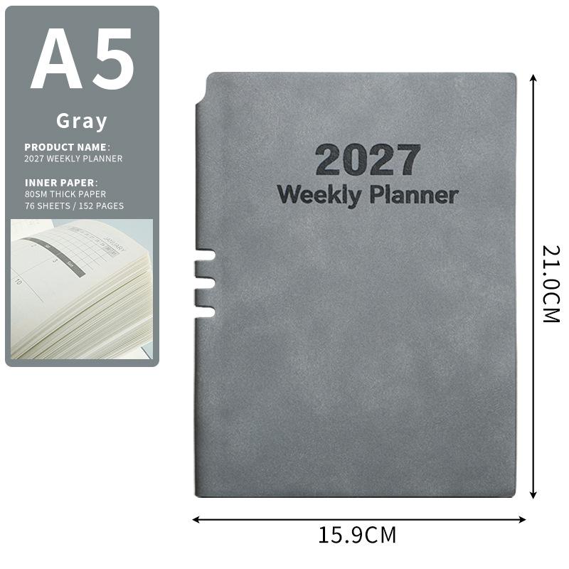 2027 Weekly English Planner: 365-Day Cross-Border Edition
