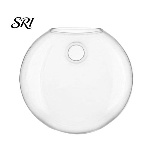 Decorative Wall Planter Hanging Glass Clear Flower Vase for Hydroponics Plants Greenery Home Decor Mount Terrarium Propagation Station Bathroom Office