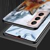 Cute The Fox Animal Case for Samsung Galaxy S23 S21 S20 FE S24 S22 Ultra S10 S10e S9 Plus Soft Black TPU Phone Cover Bumper