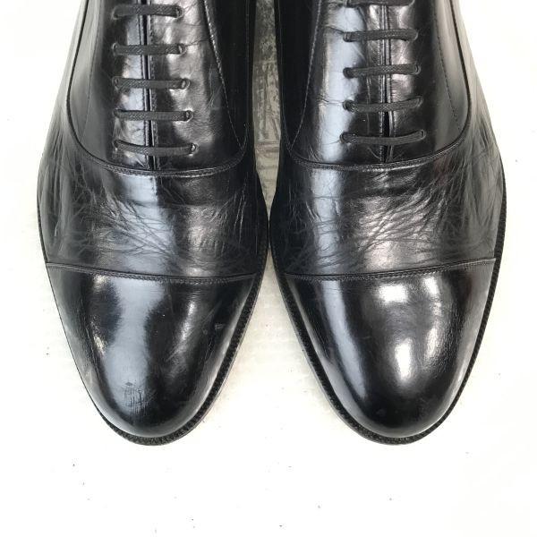 Japan PIDO Width Selection Straight Tip Dress Shoes 26cm 4E Black(USED)