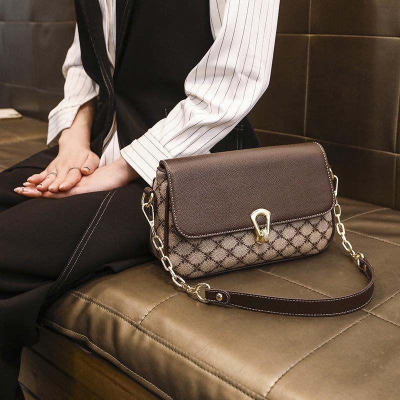 תיק קטן לנשים תיק עם הדפס קטן תיק מרובע קטן כתף בודדת