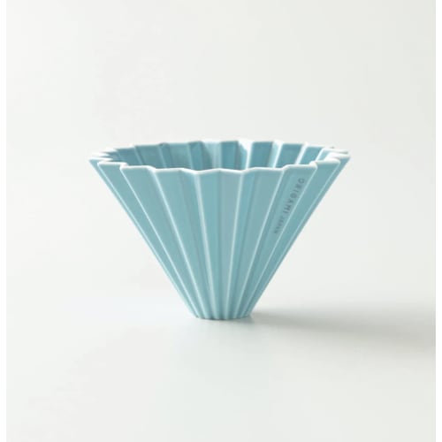 ORIGAMI Origami Dripper, Medium, Turquoise, Serves 2-4, Includes Box, Engraved, *Holder Sold Separately (Turquoise) 39.7