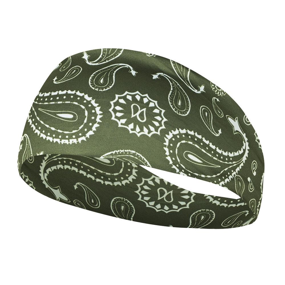 Paisley Sweatproof Absorbent Fitness Running Headband