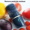 Fruit And Vegetable Cleaner, Portable Produce Purifier with Hydrolytic Technology, Waterproof Capsule Food Washer for Meat Seafood