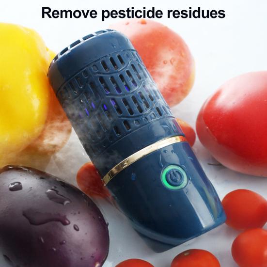 Fruit And Vegetable Cleaner, Portable Produce Purifier with Hydrolytic Technology, Waterproof Capsule Food Washer for Meat Seafood