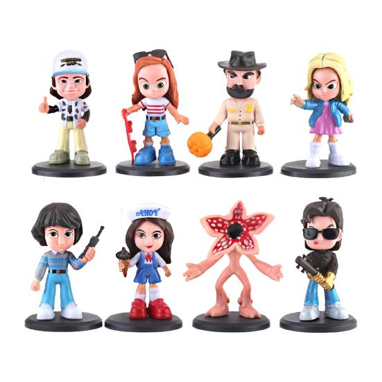 Yousheng 6/8Pcs Cartoon Figure TV Drama Characters Statue Figurine Collectible Model Home Office Desktop Decoration Ornament TV Series Fans Gift