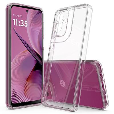 Do etui na telefon Motorola Moto G55 5G Clear Phone Case TPU + akrylowa odporna na wstrząsy tylna obudowa telefonu