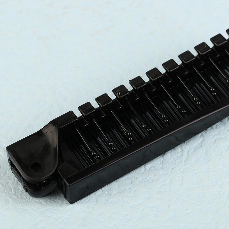 1Pc 2 In 1 Travel Portable  Hair Comb Folding Anti-Static Plastic Comb Hair Brush Compact Pocket Hair Comb