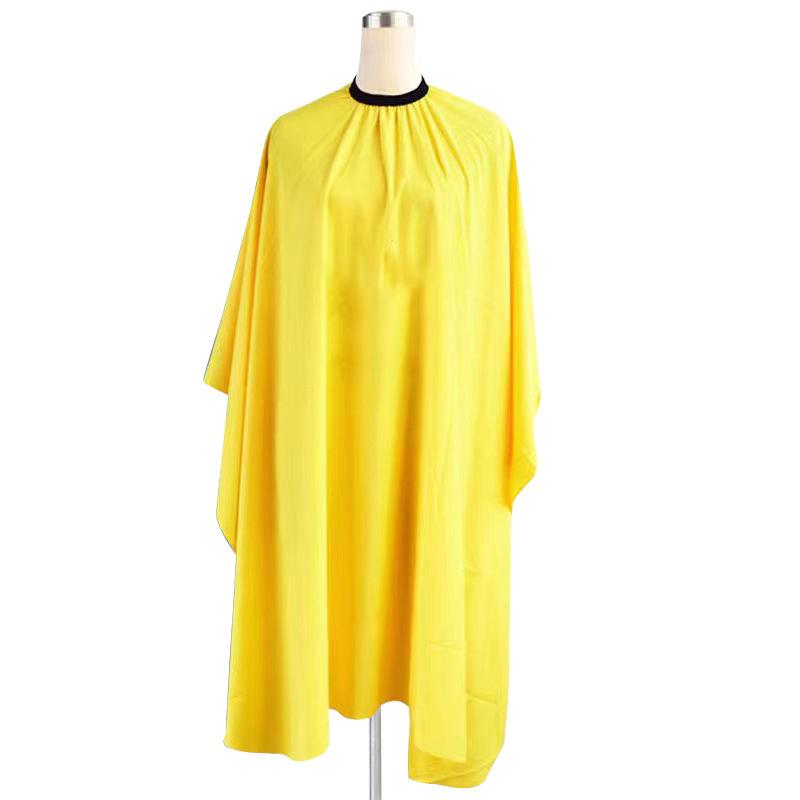 140*120Cm Hair Cutting Gown Barber Salon Gown Cape Hairdresser Hair Cutting Waterproof Cloth Tools Hairdressing Dress Cape Apron жёлтый