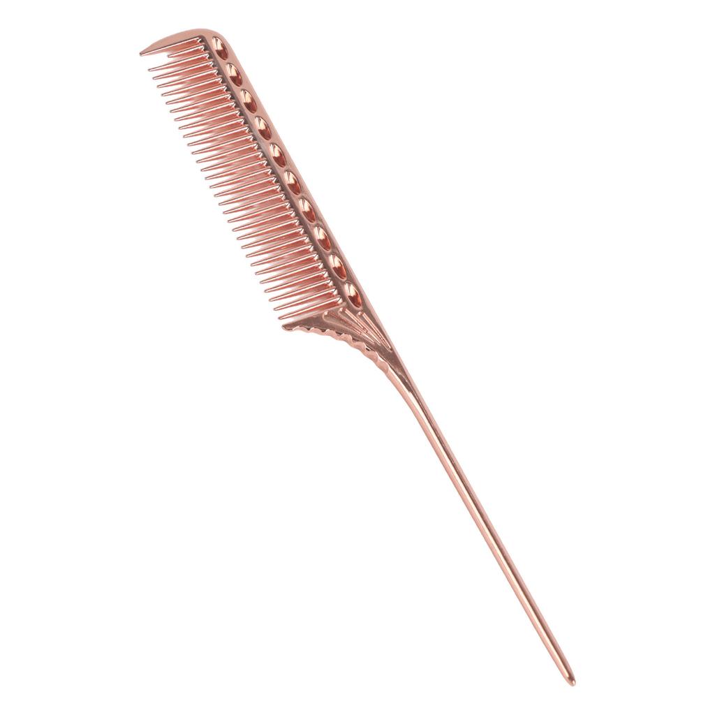 Salon Rat Tail Hair Comb Men Women Styling Comb Professional Barber Aluminum Metal Comb