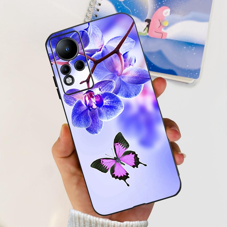 For Infinix Note 11 Case X663 X663B Stylish Painted Back Cover 6.7'' Shockproof Phone Case For Infinix Note 11 Note11 Soft Shell