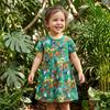 New Summer Dress For Girls Short-Sleeved Knitted Cotton DressCute Children'S Princess Dress