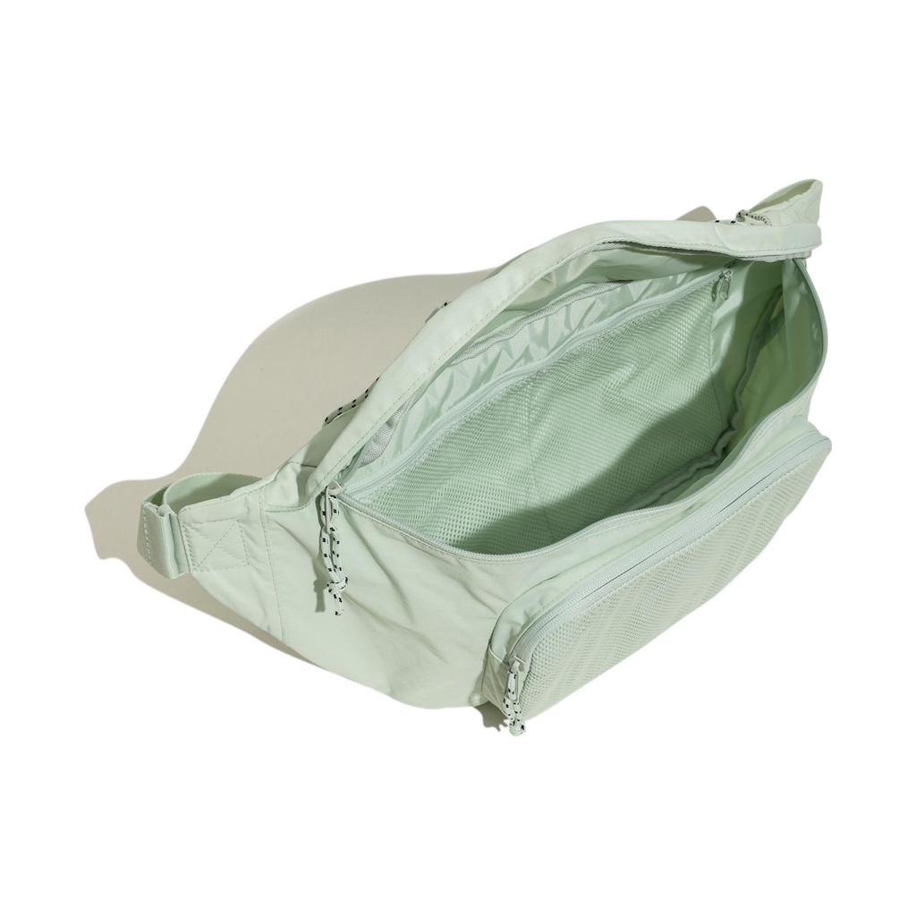 New Adidas Neo Recycled Polyester One Shoulder Crossbody Fanny Pack Regular Unisex Green IN3495