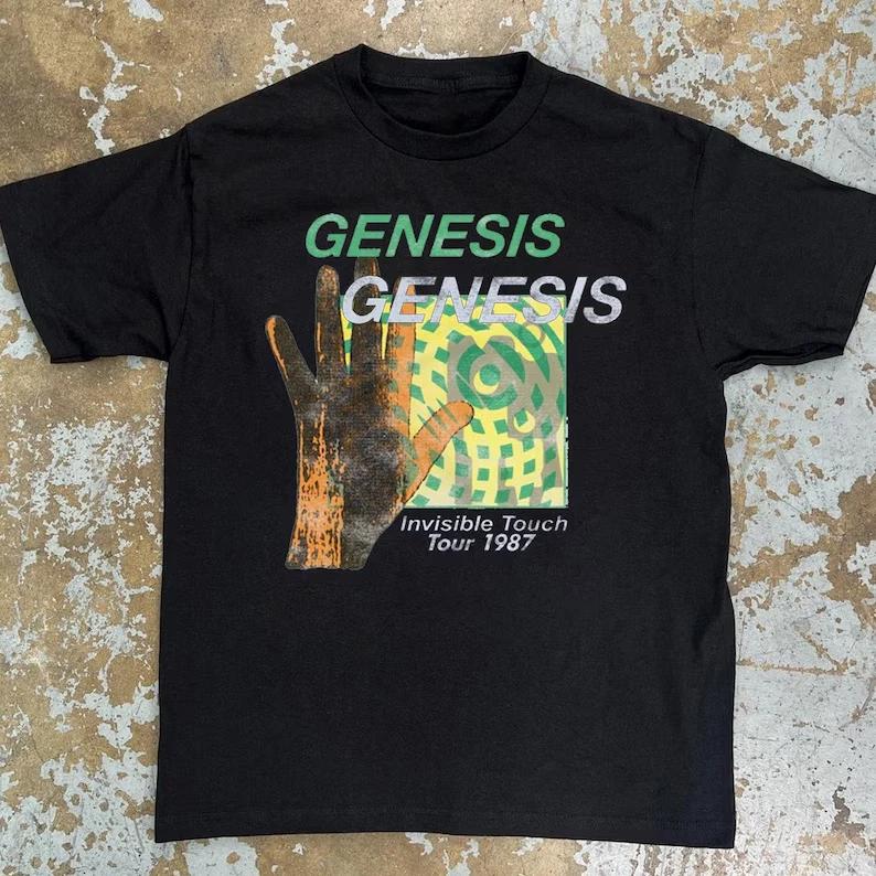 Genesis Invisible Touch Tour 1987 T-Shirt, Genesis T-Shirt, Invisible Touch Tour 4XL