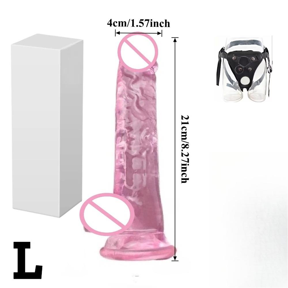 Realistic Black Wear Strap On Anal Plug G-Spot Masturbators Suction Cup Big Penis Butt Plug Long Dick Adult Sex Toy for Women18+