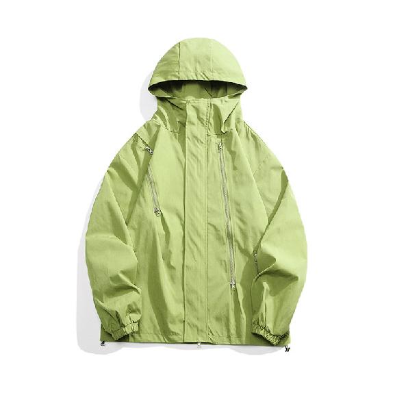 

Весенне-осенний сезон с плюшевым утолщением/обычная мужская свободная куртка с капюшоном, модная молодежная куртка больших размеров 5XL зелёный