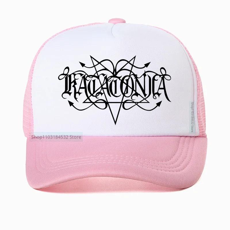 Katatonia Dead End Kings Unisex Baseball cap fashion Swedish Metal Band Katatonia hat cool Summer Mesh Trucker Caps Gorras Adjustable