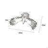 10Pcs Eagle Pendants Charms DIY Men Women Decoration Crafts Supplies Beads for Jewelry
