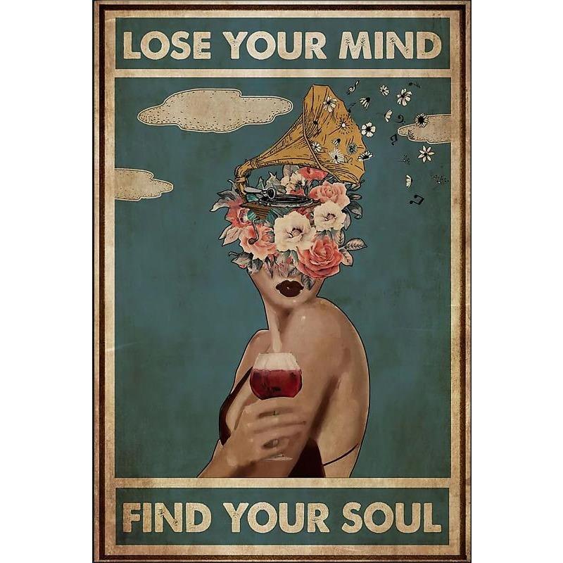 Riding Tin SignsMetal Plaque Vintage Painting Retro Plate Iron Poster Decoration Wall Art Decor for Home