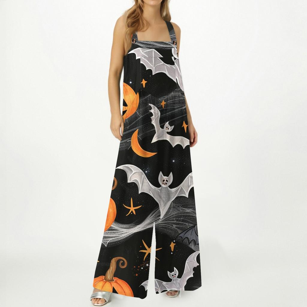 Dámský overal Potištěný Ležérní Volný Overal