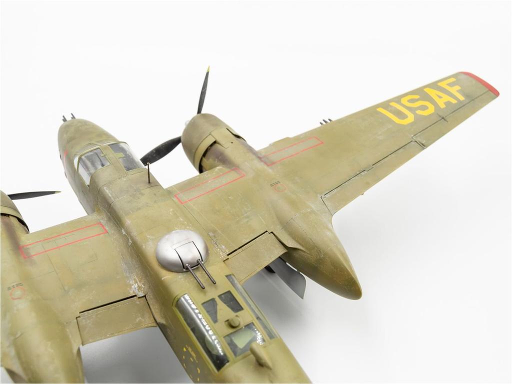 ICM 1/48 Scale US Air Force B-26B-50 Invader Korean War Plastic Model Kit 48281