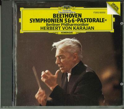 CD HERBERT VON KARAJAN  Beethoven Symphonie Nr.5 F35G50002 DEUTSCHE GRAMMO 2021 Japan Classical Used