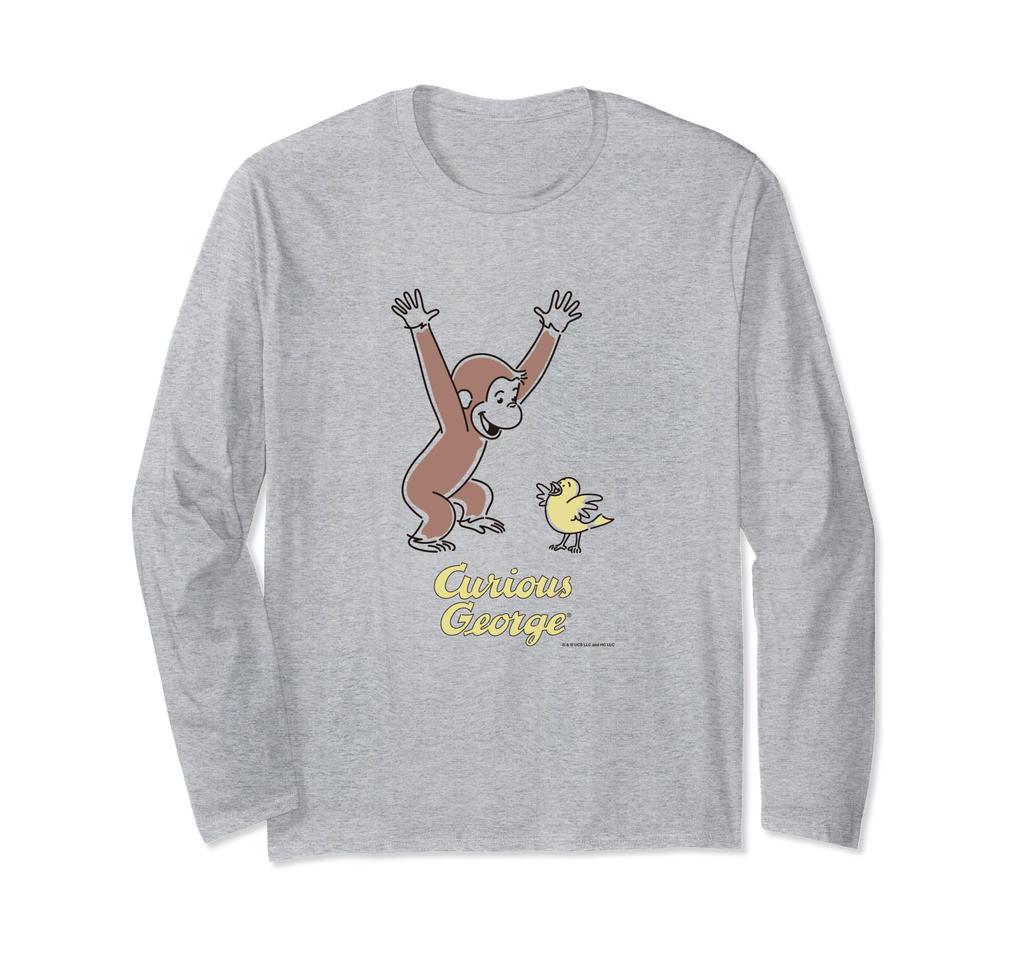 Curious George WOW! Long Sleeve T-Shirt