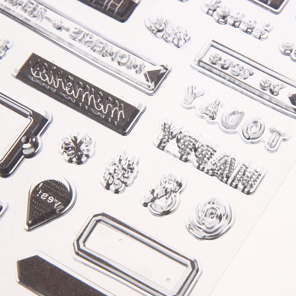Buy Transparent Clear Stamp DIY Silicone Seals Scrapbooking Card 35 at ...