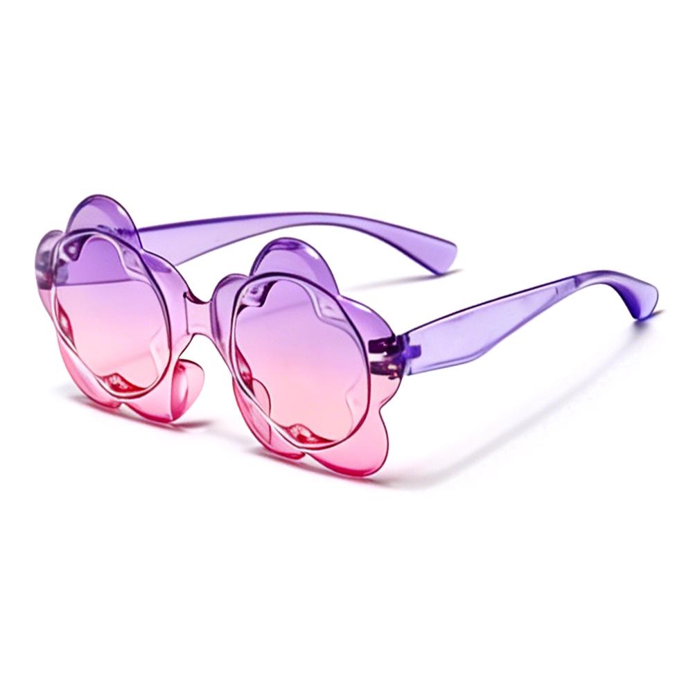 2026 Kids  Round-Frame Colorful Sunglasses – Sunflower Design with Sun Protection