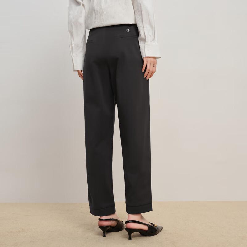 Elva's Island Women's High-Waist Straight Suit Pants
