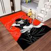Samurai Warrior Art Carpet suitable as a non-slip mat for the living room or bedroom sofa