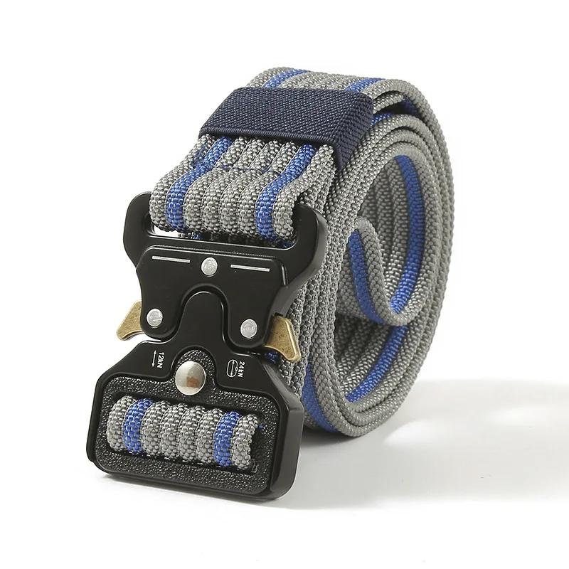 New Quick Release Tactical Belts Adjustable for Outdoor Use Durable and Thick Multifunctional Men Belt Casual Golf Belts for Men