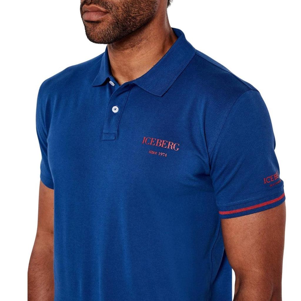 Ice Iceberg Mens Cotton Blend Polo Shirt