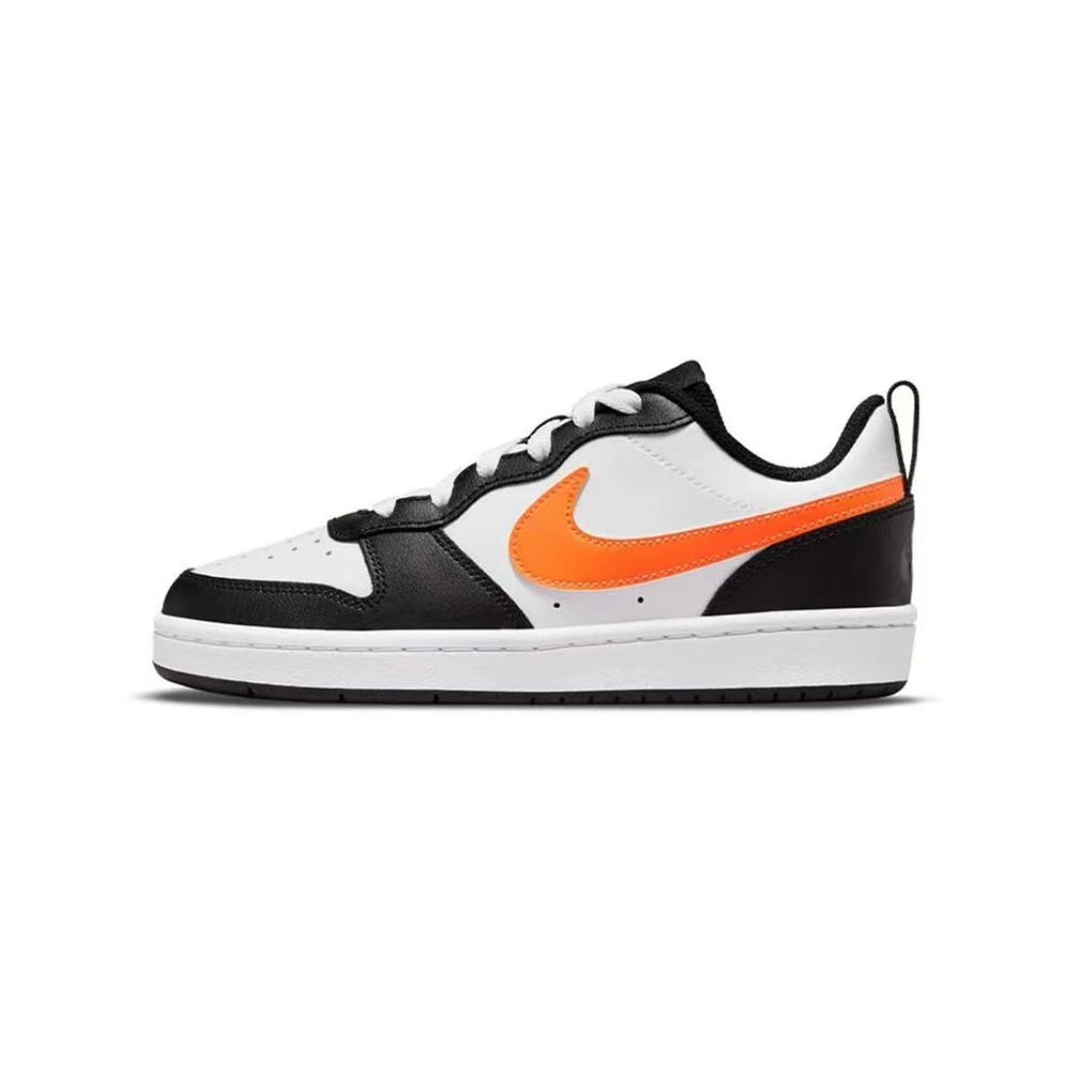 Nike Court Borough Low Paper Plane Dream Non Slip Lightweight Low Top Skateboard Shoes GS Green White BQ5448-115(Team459-)