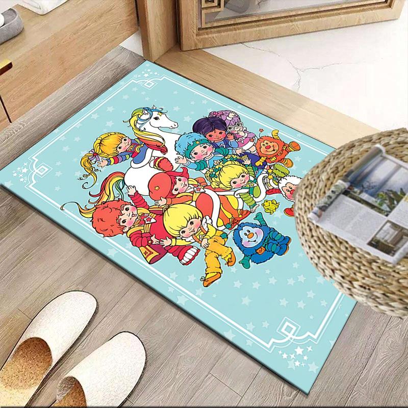 Rainbow Adventure Carpet, Kitchen Rugs, Yoga Mat, Non-Slip Mats, Rug for Bathroom, Living Room bedroom, Camping Rugs Christmas Gift