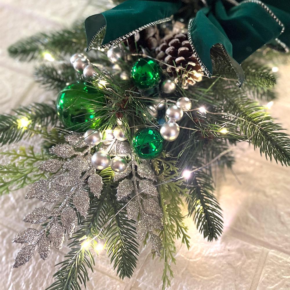 Nordic Christmas Staircase Garland Ornament for Home Decoration