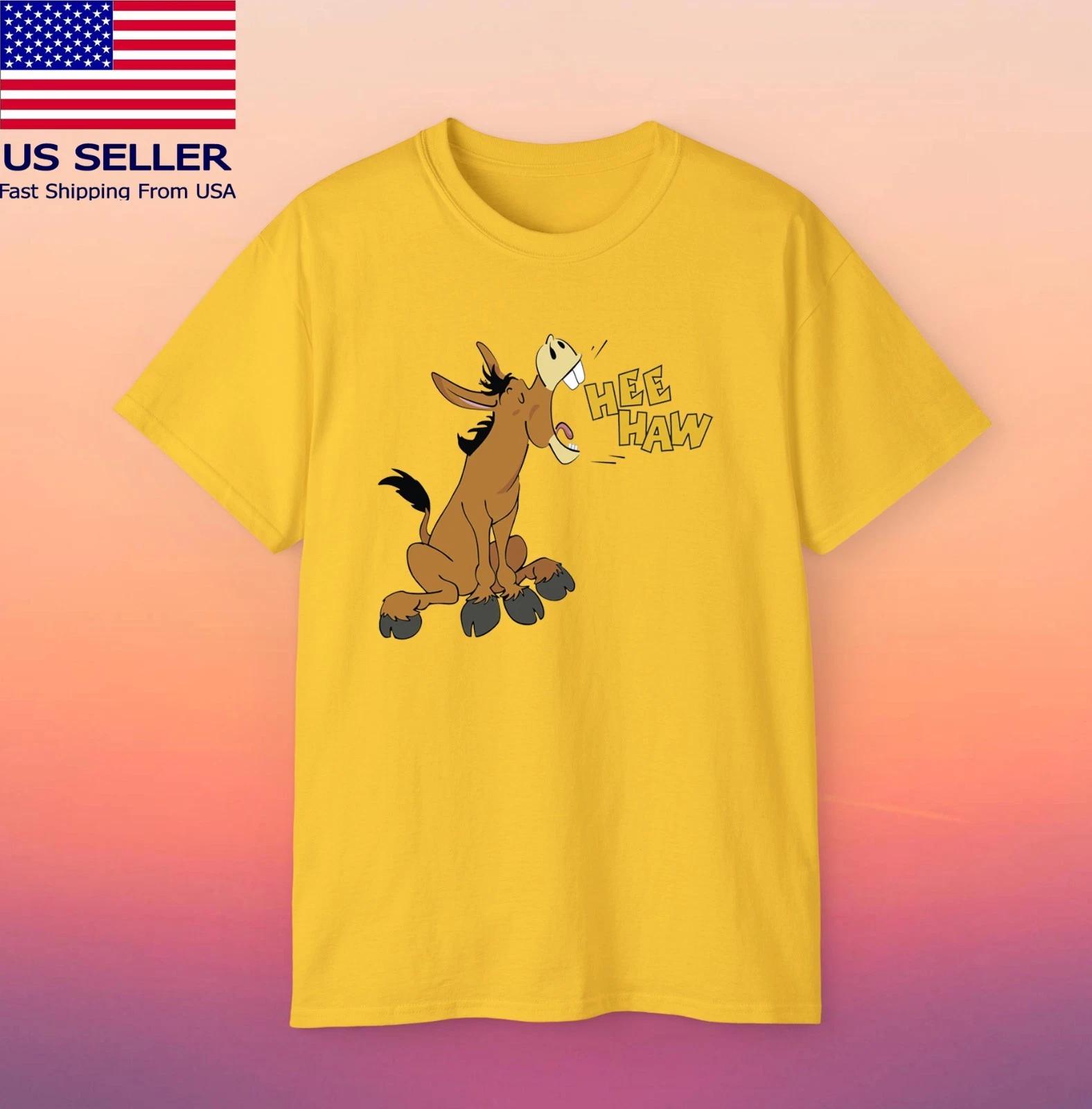 Hee Haw Cartoon Men s Yellow Size S-5XL L