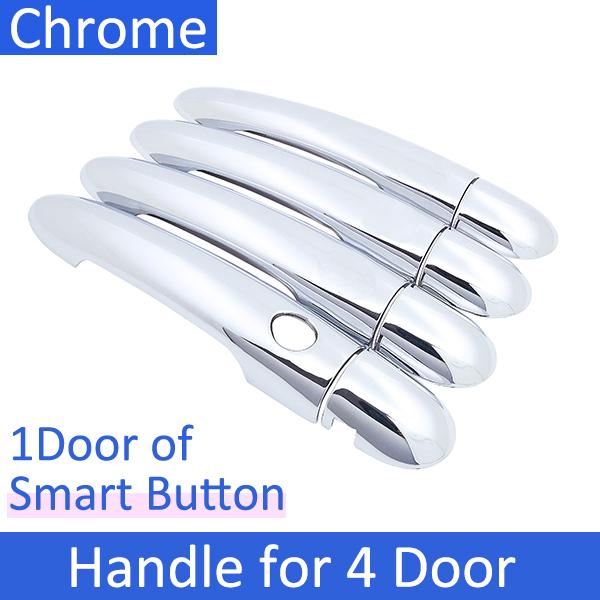 4x for Nissan Primera P12 2002 2003 2004 2005 2006 2007 2008 Chrome Door Handle Cover Car Accessories Stickers Trim Styling
