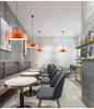 Vintage Hong Kong Industrial Red Hot Pot & BBQ Restaurant with Nostalgic Green Chandelier