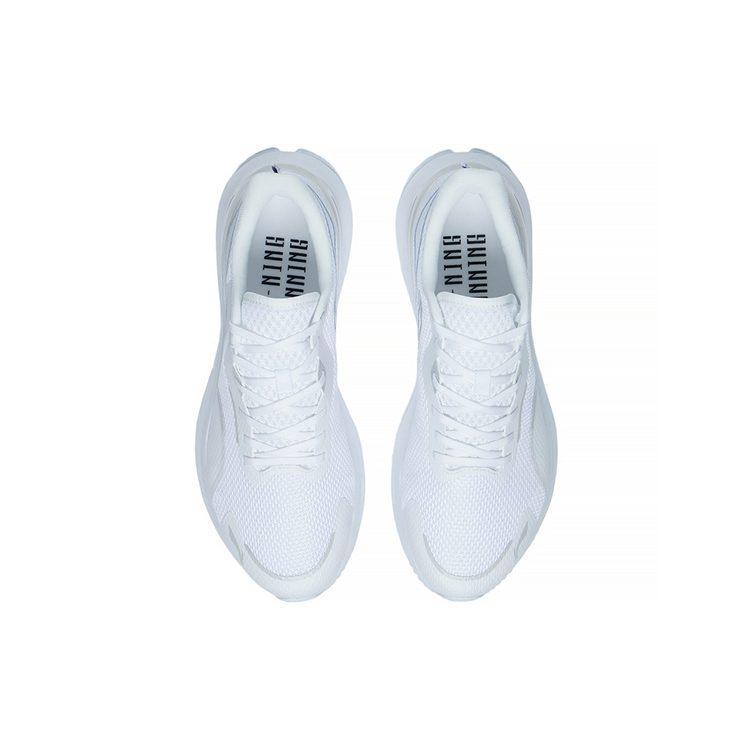 Li Ning YueYing 1.0 Stof Demping Antislip Slijtvast Lage top Hardloopschoenen Heren Wit ARHS027-1