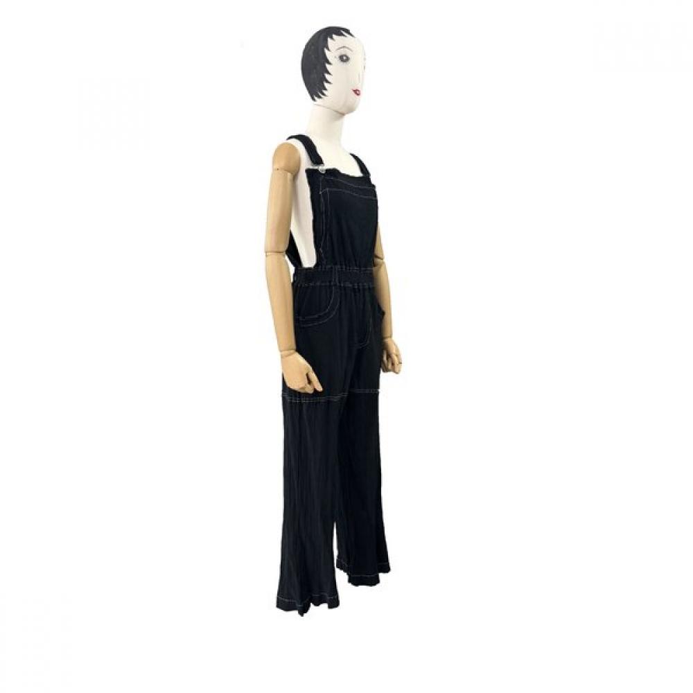 La Vita Junko 100  Cotton Pleated Overalls Cqfpt003