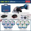 Bosch GWS18V-8 Cordless Brushless Angle Grinder CN plug (adapter included)